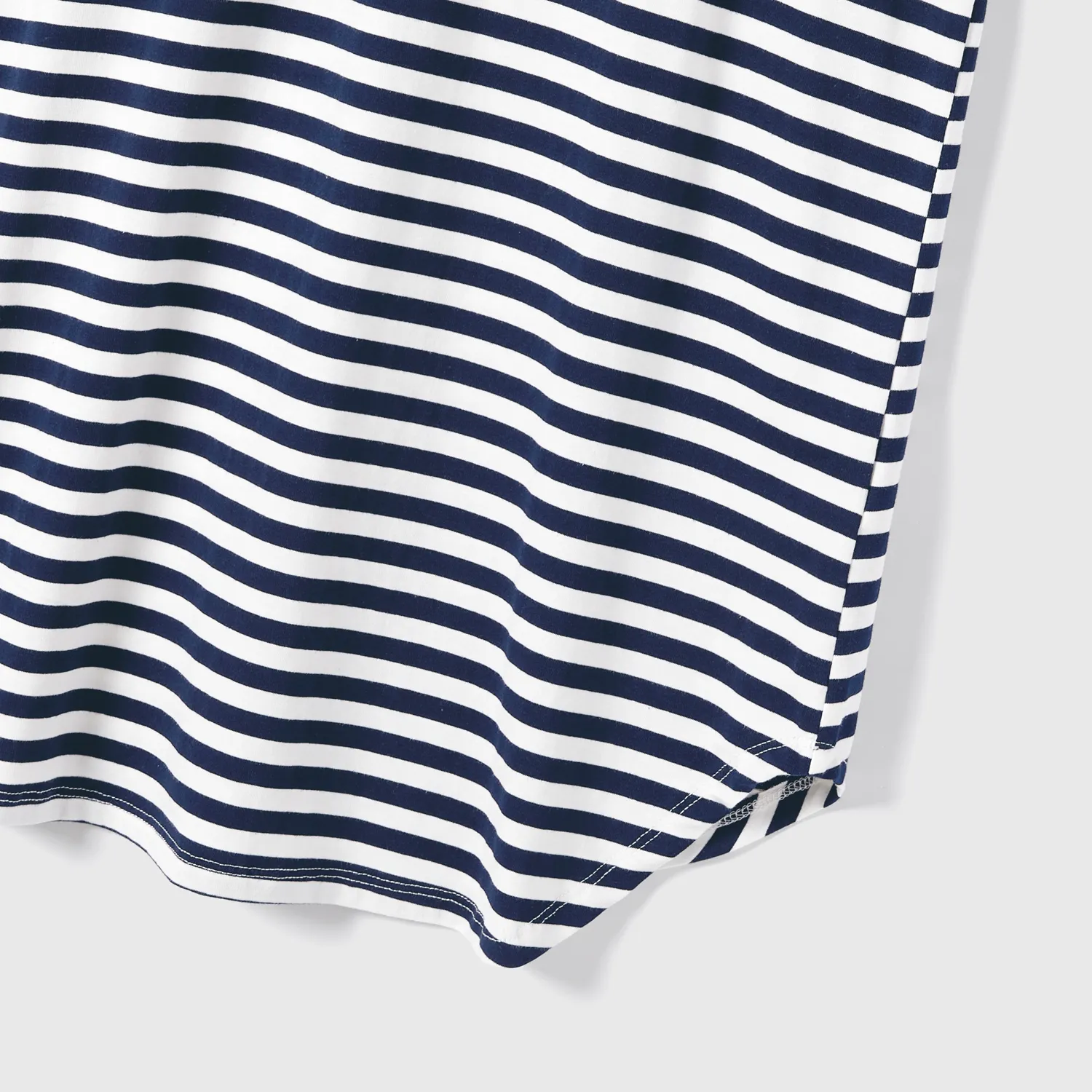 Mommy and Me Cotton Striped Halterneck Dresses  big image 12