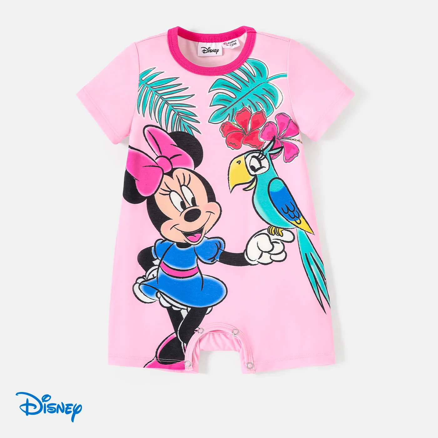 Disney Mickey and Friends Baby/Toddler Boy/Girl Short-sleeve Graphic Naia™ Romper  big image 1