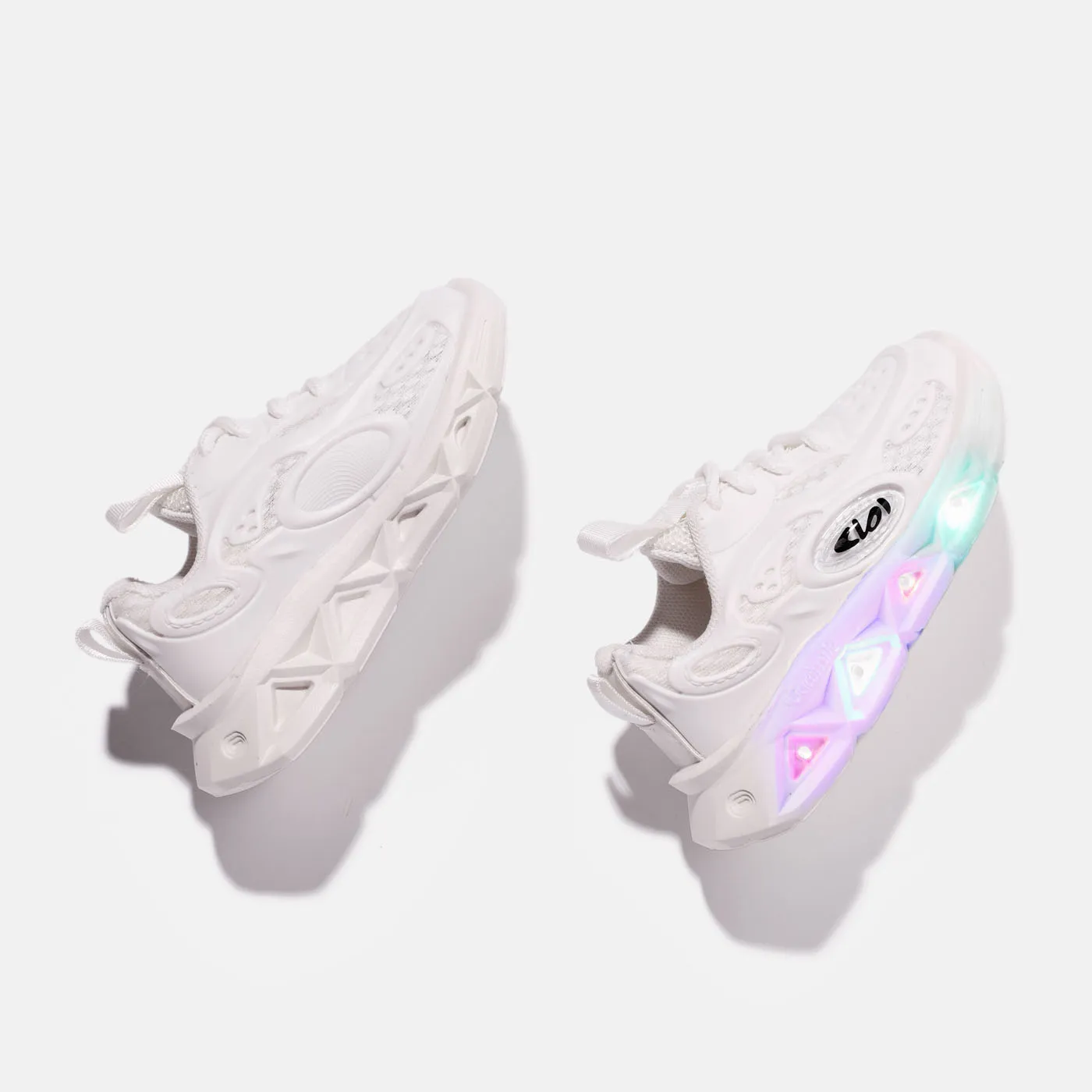 Toddler/Kids LED Lace-up Front Soft Sole Breathable Sporty Shoes  image 3