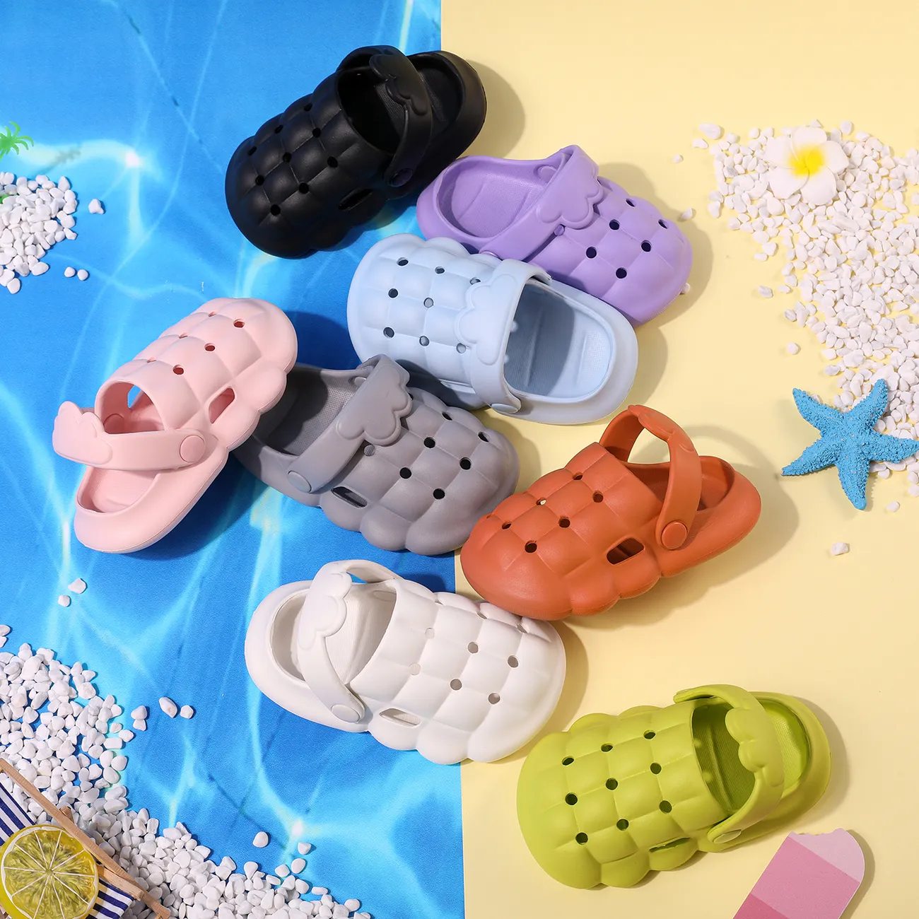 Chaussures creuses mignonnes pour bébés / tout-petits / enfants Blanc big image 1