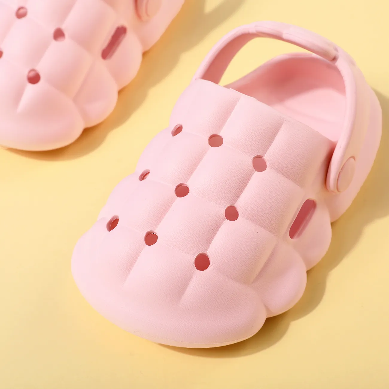 أحذية جوفاء لطيفة للأطفال الرضع / الأطفال زهري big image 1