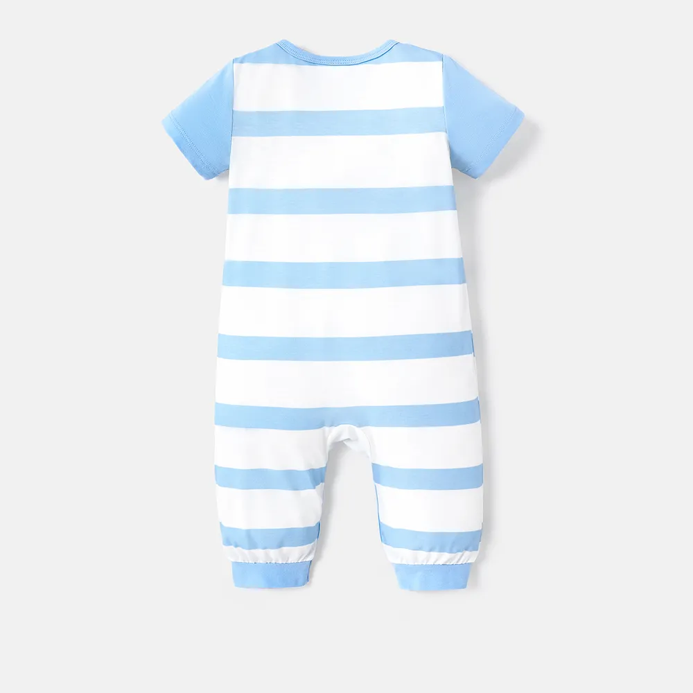 Looney Tunes Baby Girl/Boy Naia™ Character Print Short-sleeve Jumpsuit big image 2