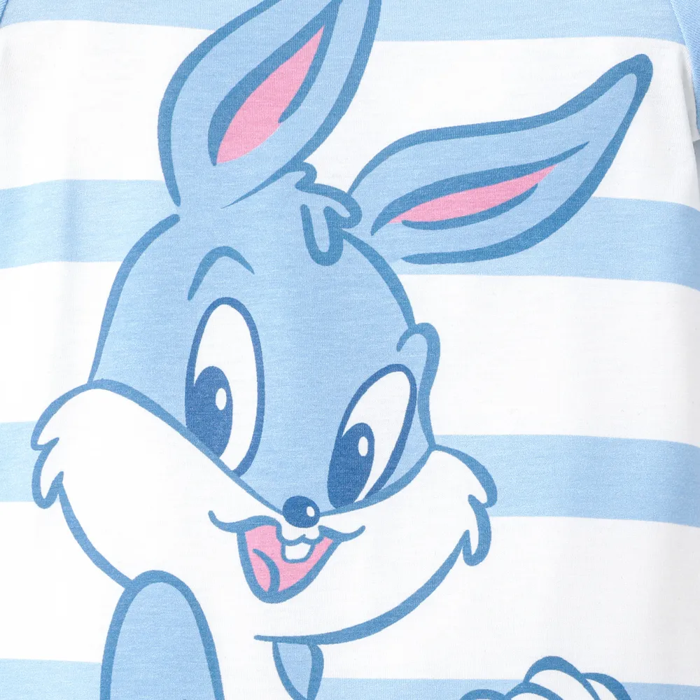Looney Tunes Baby Girl/Boy Naia™ Character Print Short-sleeve Jumpsuit  big image 4