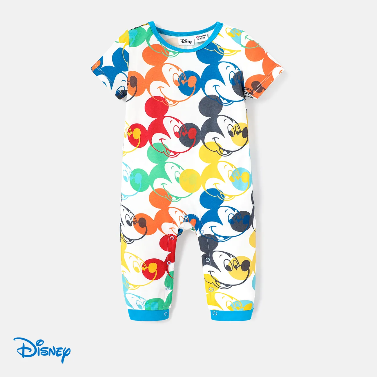 Disney Mickey and Friends Baby Girl/Boy Naia™ Short-sleeve Jumpsuit  big image 1