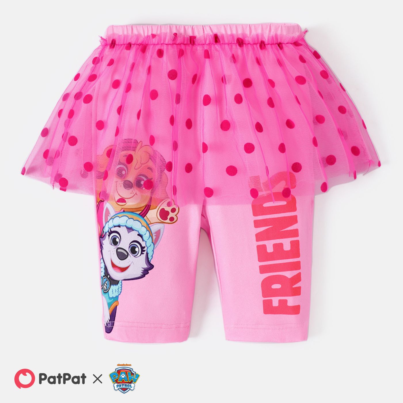 

Barbie Toddler Girl Polka Dots Mesh Overlay Leggings