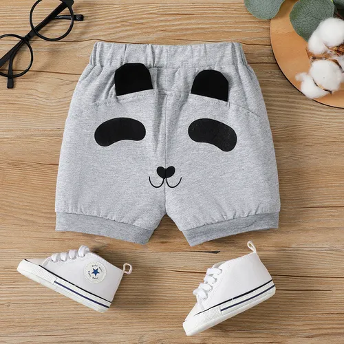 Baby Boy/Girl 95% Cotton Bear Pattern Shorts