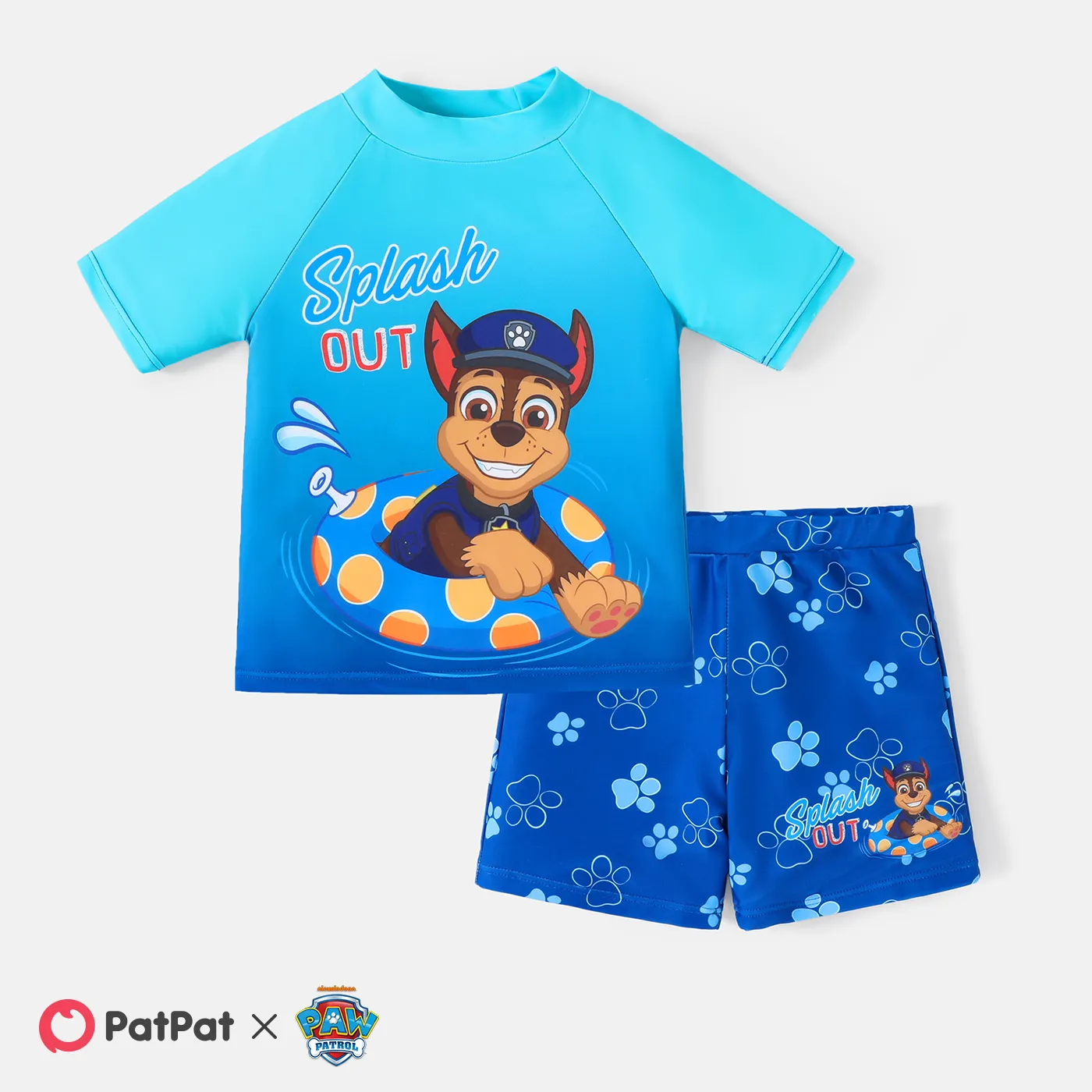 

PAW Patrol Toddler Girl/Boy 2pcs Short-sleeve Top and Swim Trunks Set