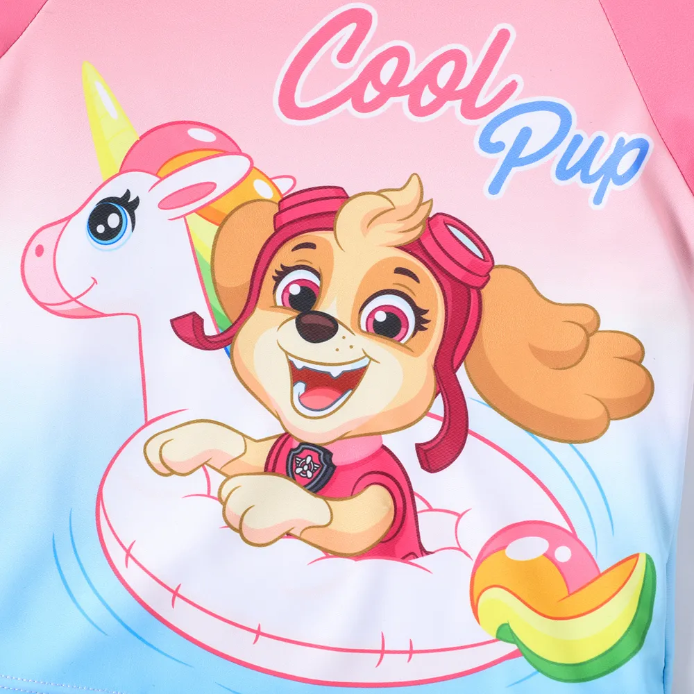 PAW Patrol Toddler Girl/Boy 2pcs Short-sleeve Top and Swim Trunks Set big image 3