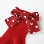 Baby Heart Print Bow Decor Socks and Headband Set  image 5