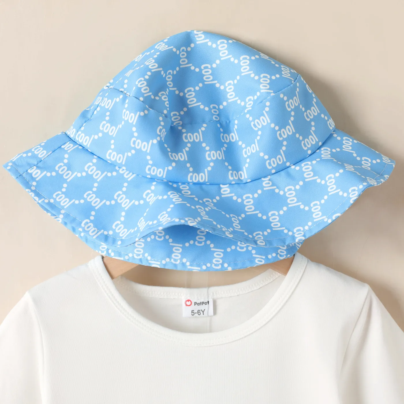 3pcs Kid Boy Cute Animal Bear Embroidered Short-sleeve Tee & Letter Print Shorts & Hat Set  image 3
