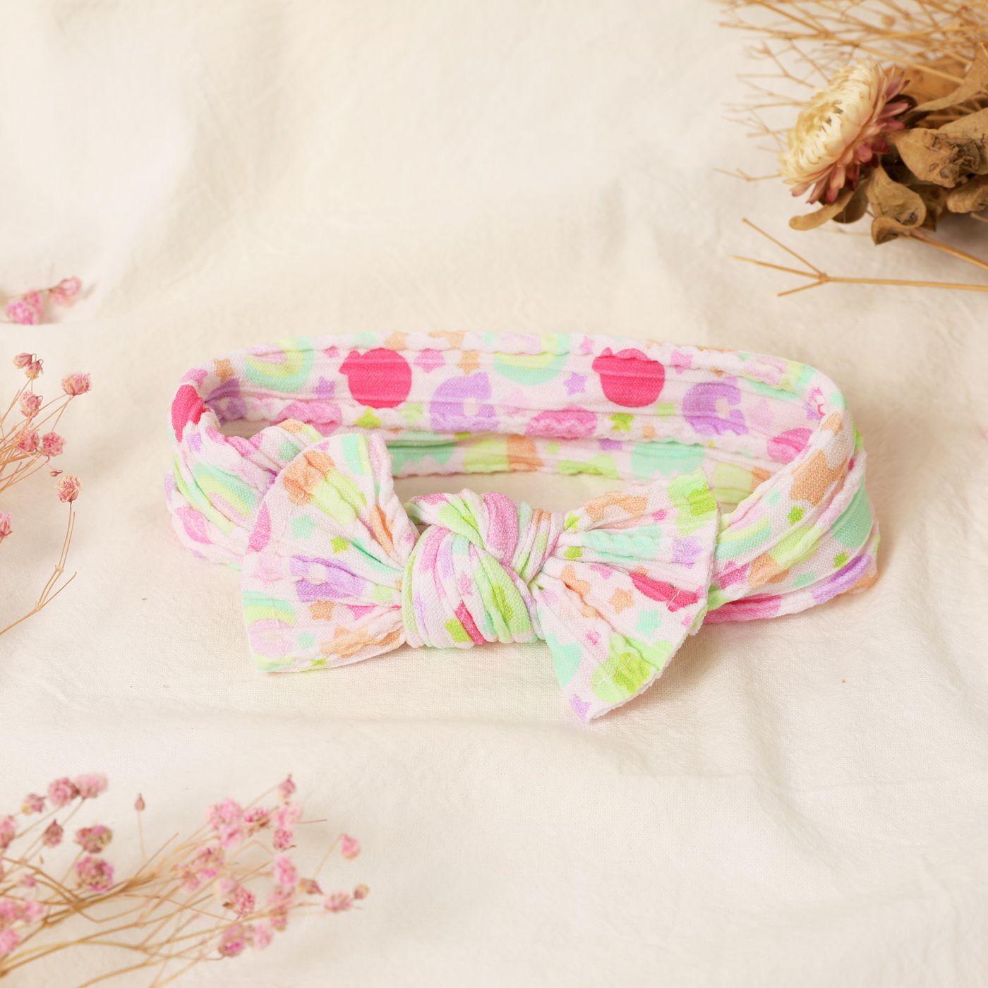 

Baby Girl Allover Floral Print Headband