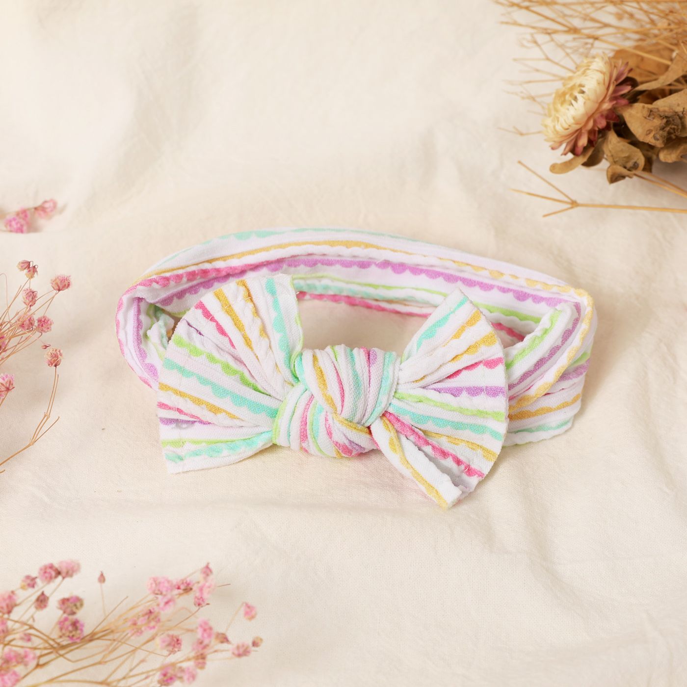 

Baby Girl Allover Floral Print Headband