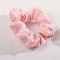 2-pack Floral Pattern Mesh Scrunchie for Mom and Me  image 4