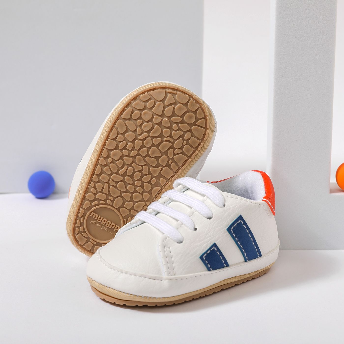 

Baby Soft Sole Colorblock Prewalker Shoes