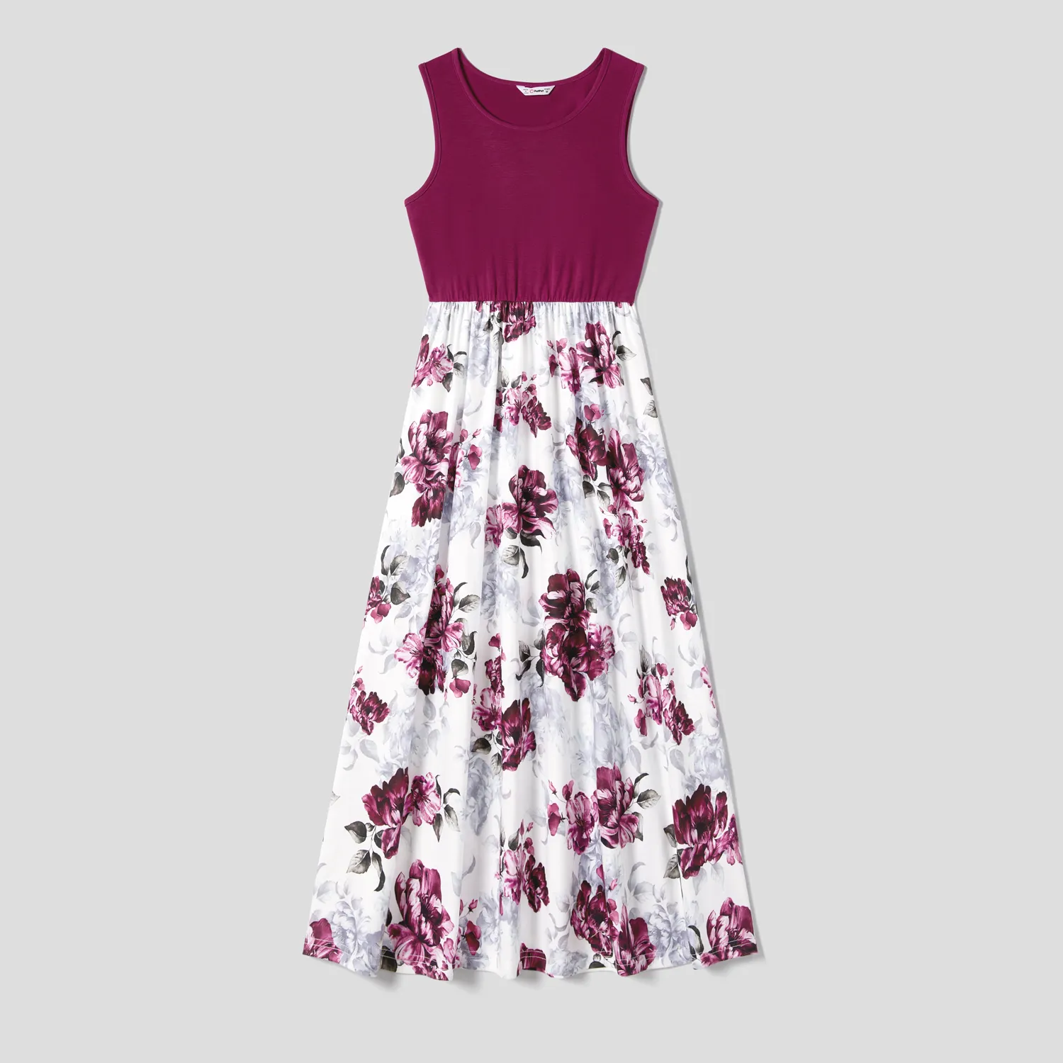 Mommy and Me Floral Panel Tank Dresses  big image 10