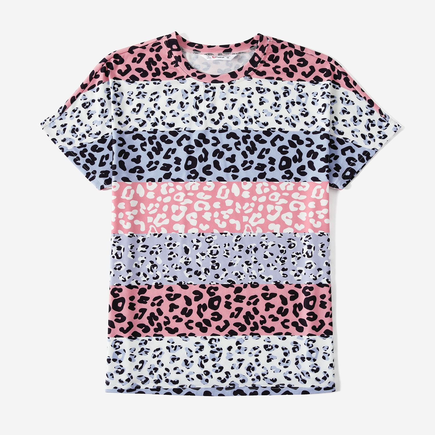 

Mommy and Me Short-sleeve Leopard Print Tee