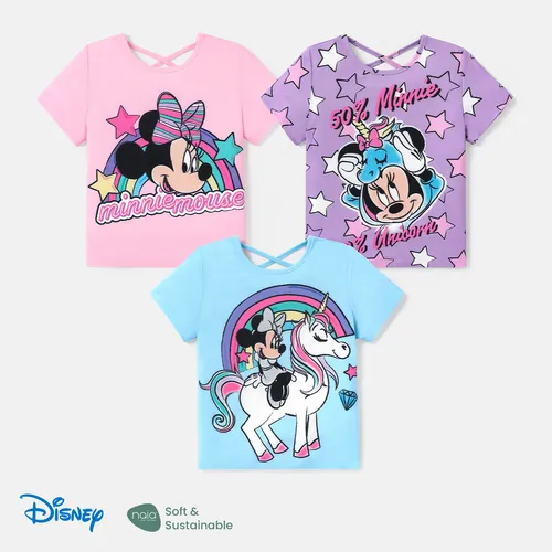 Disney Mickey and Friends Toddler/Kid Girl Naia™ Character Print Crisscross Back Short-sleeve Tee