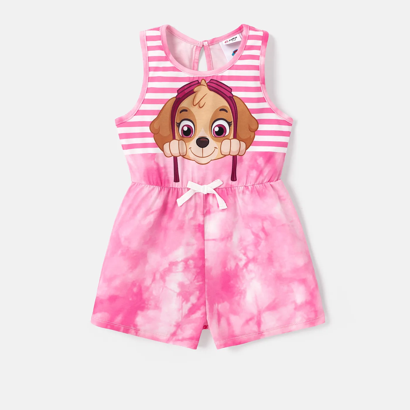 PAW Patrol Toddler Girl Naia™ Character & Stripe Print Tank Romper  big image 7