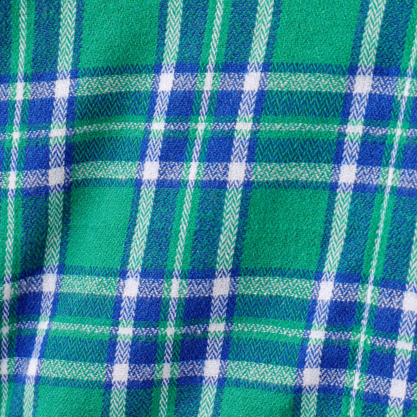 Kid Girl Plaid Button Up Cold Shoulder Blouse  image 2