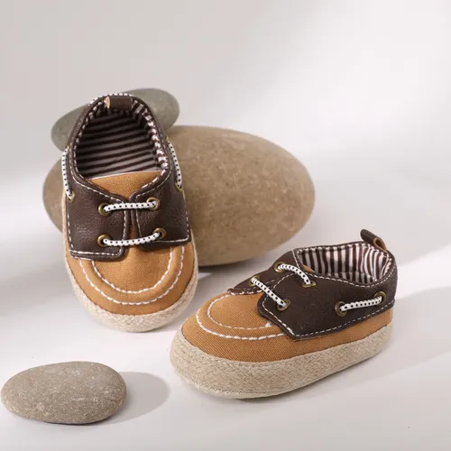Baby/Toddler Colorblock soft Sole Prewalker Shoes