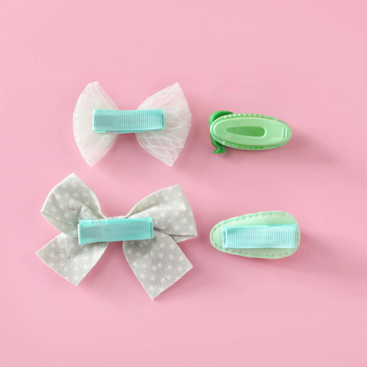 10-pack Pretty Headband Hair Clip para meninas Verde Claro image 5