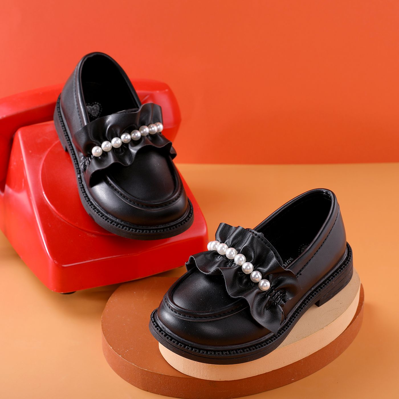 

Toddler/Kid Sweet Faux Pearl Decor Shoes