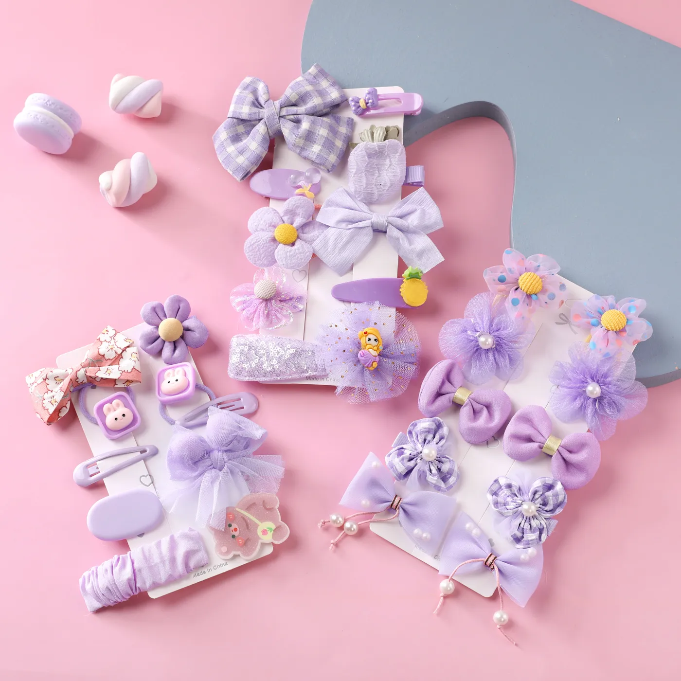 10-pack Pretty Headband Hair Clip for Girls
