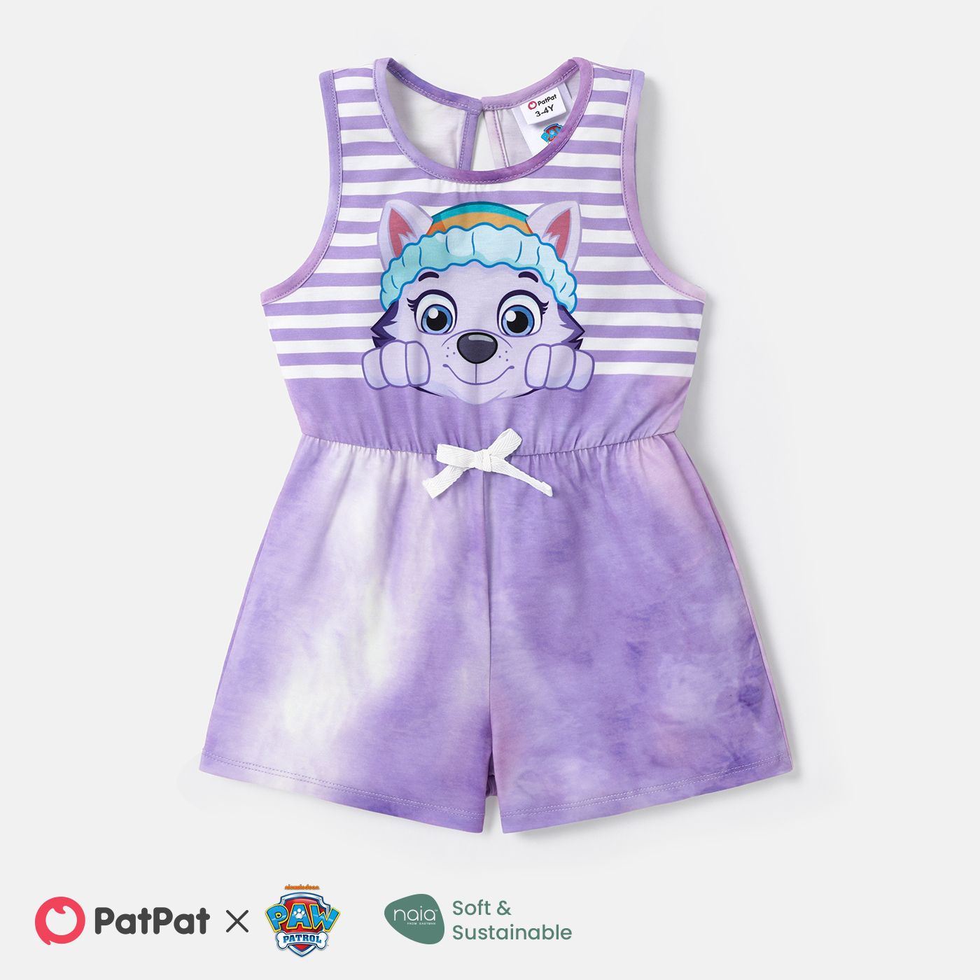 

PAW Patrol Toddler Girl Naia™ Character & Stripe Print Tank Romper