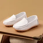 Toddler/Kid Soft Sole Non-slip Texture Solid Shoes White