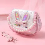 Rabbit Ears Pearl Convertible Bag for Toddler/Kid Hand-carrying and Cross-body  image 2