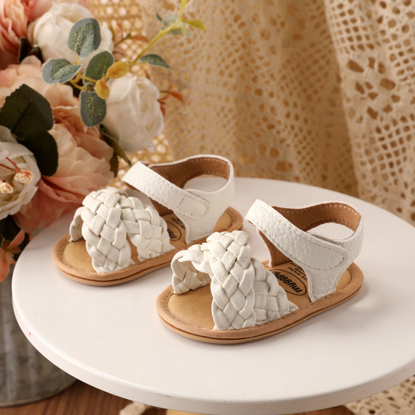 

Baby/Toddler Velcro Solid Toddler Sandals