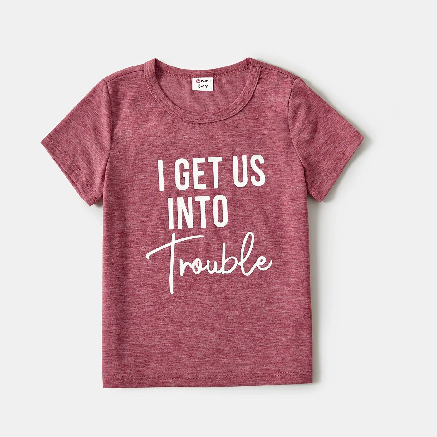 Mommy and Me Letter Print Short-sleeve Tee  big image 7