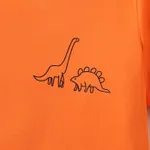 Kid Boy Dinosaur Print Solid Short-sleeve Tee   image 3