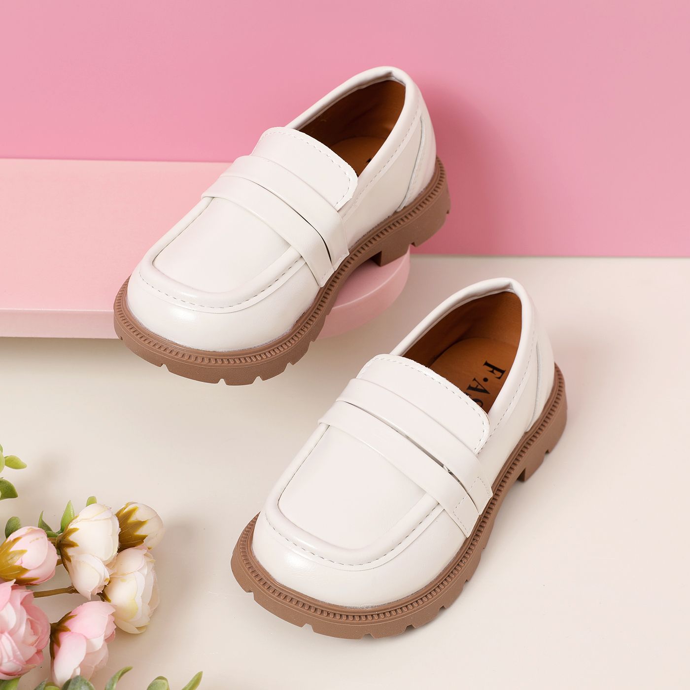 

Toddler/Kid Soft Sole Solid Shoes