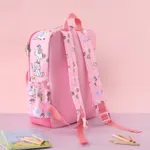 Toddler/Kid Girl Unicorn Print Convenient and Large Capacity Backpack with Double Shoulder Straps Pink image 3