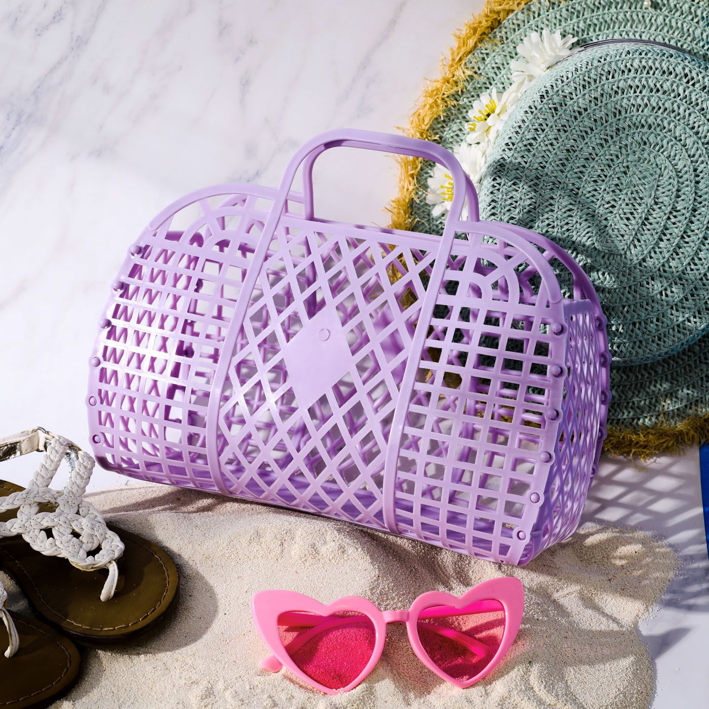 

Toddler/Kid Girl Portable Solid Basket