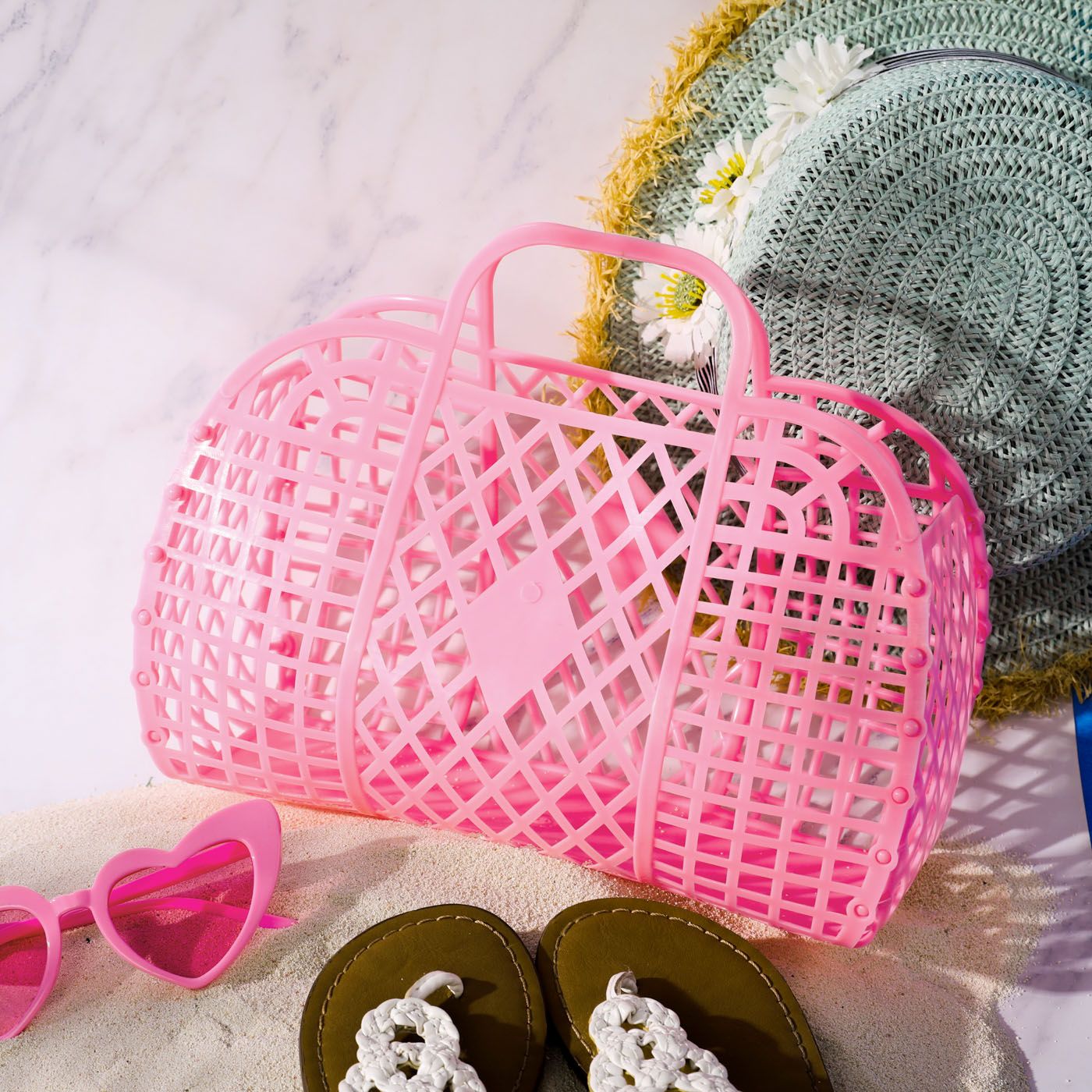 

Toddler/Kid Girl Portable Solid Basket