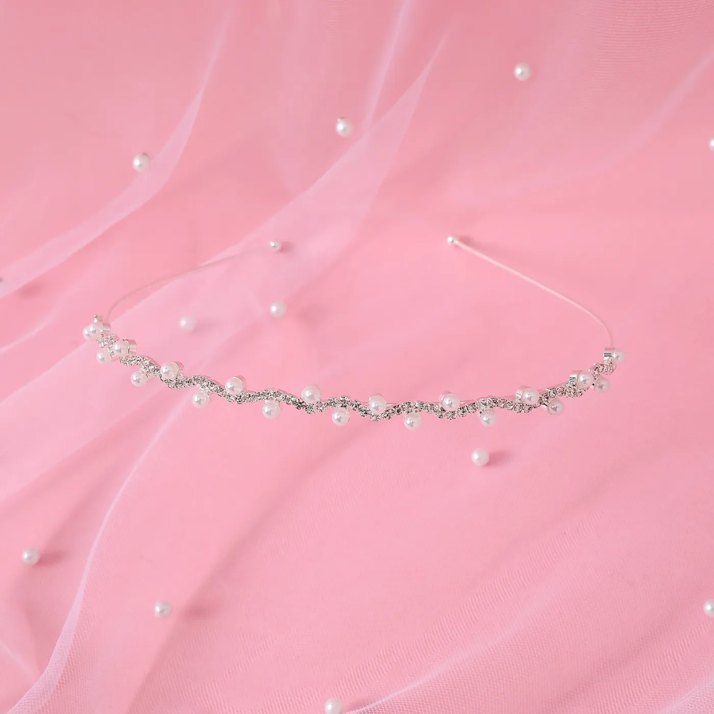 Strass Incrusté De Perles Mode Accessoire De Cheveux Pour Enfants Filles