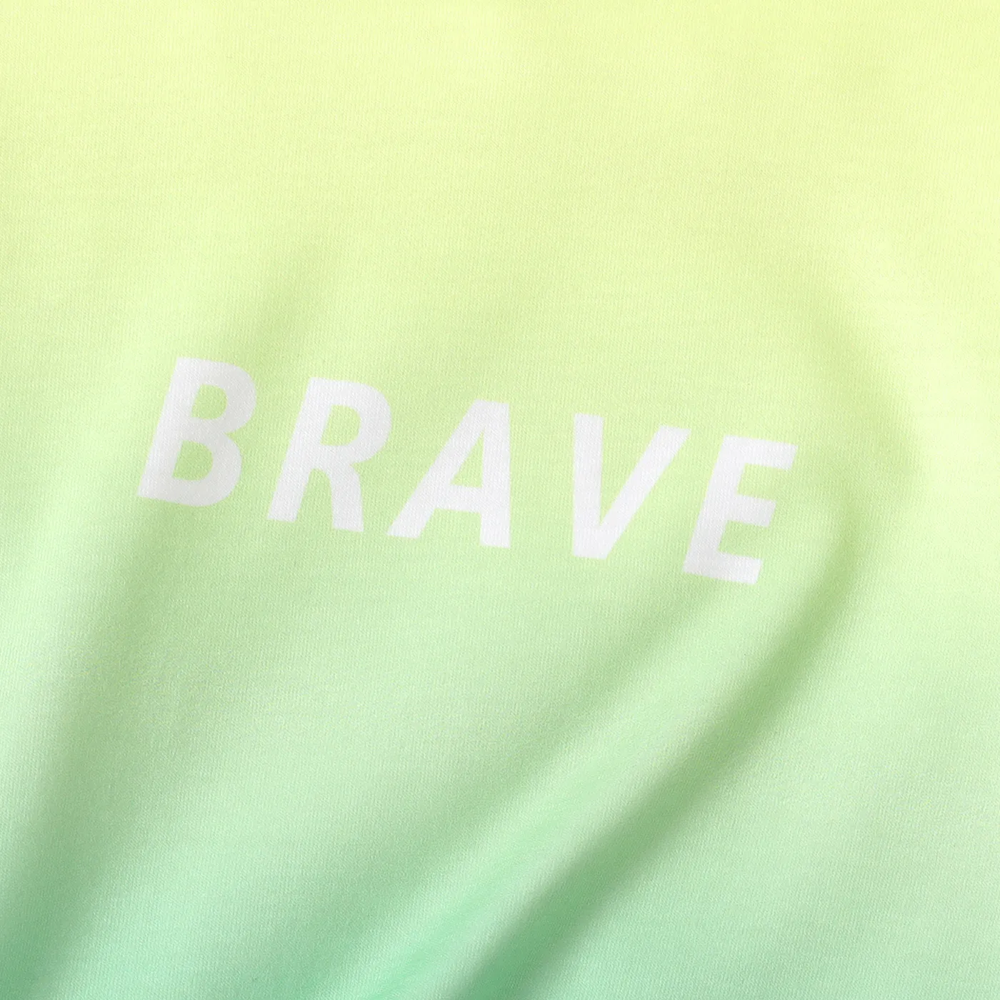 Kid Boy Letter Print Short-sleeve Ombre Tee   image 4