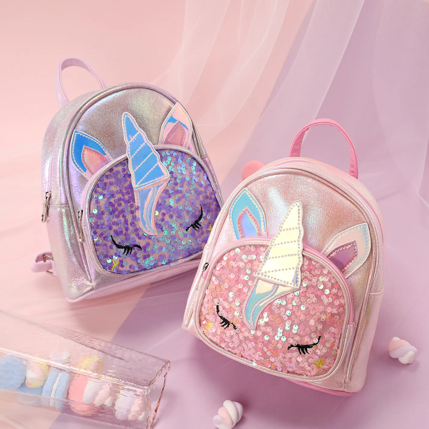 Toddler/Kid Unicorn Pattern Fashion Backpack  big image 7