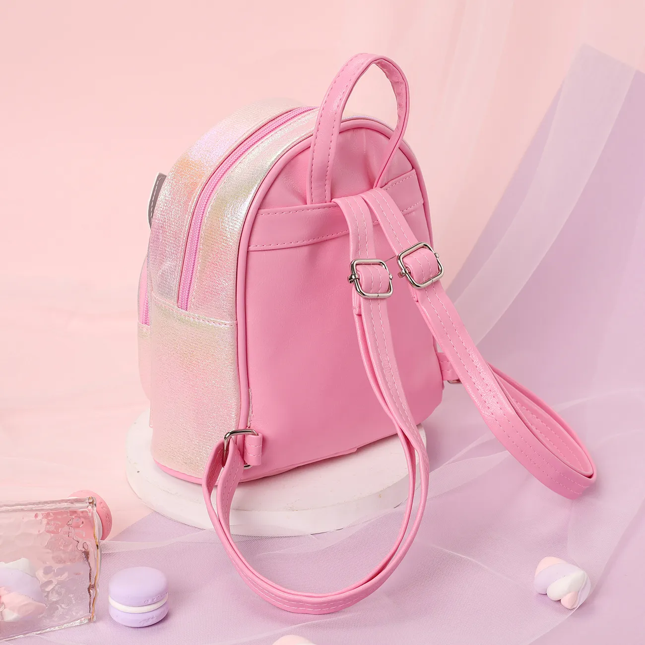 Toddler/Kid Unicorn Pattern Fashion Backpack Pink big image 1
