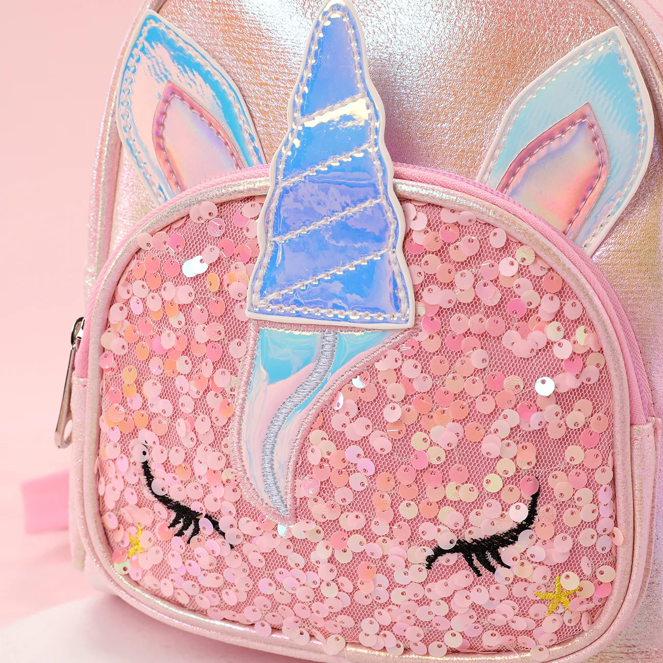 Toddler/Kid Unicorn Pattern Fashion Backpack Pink big image 1