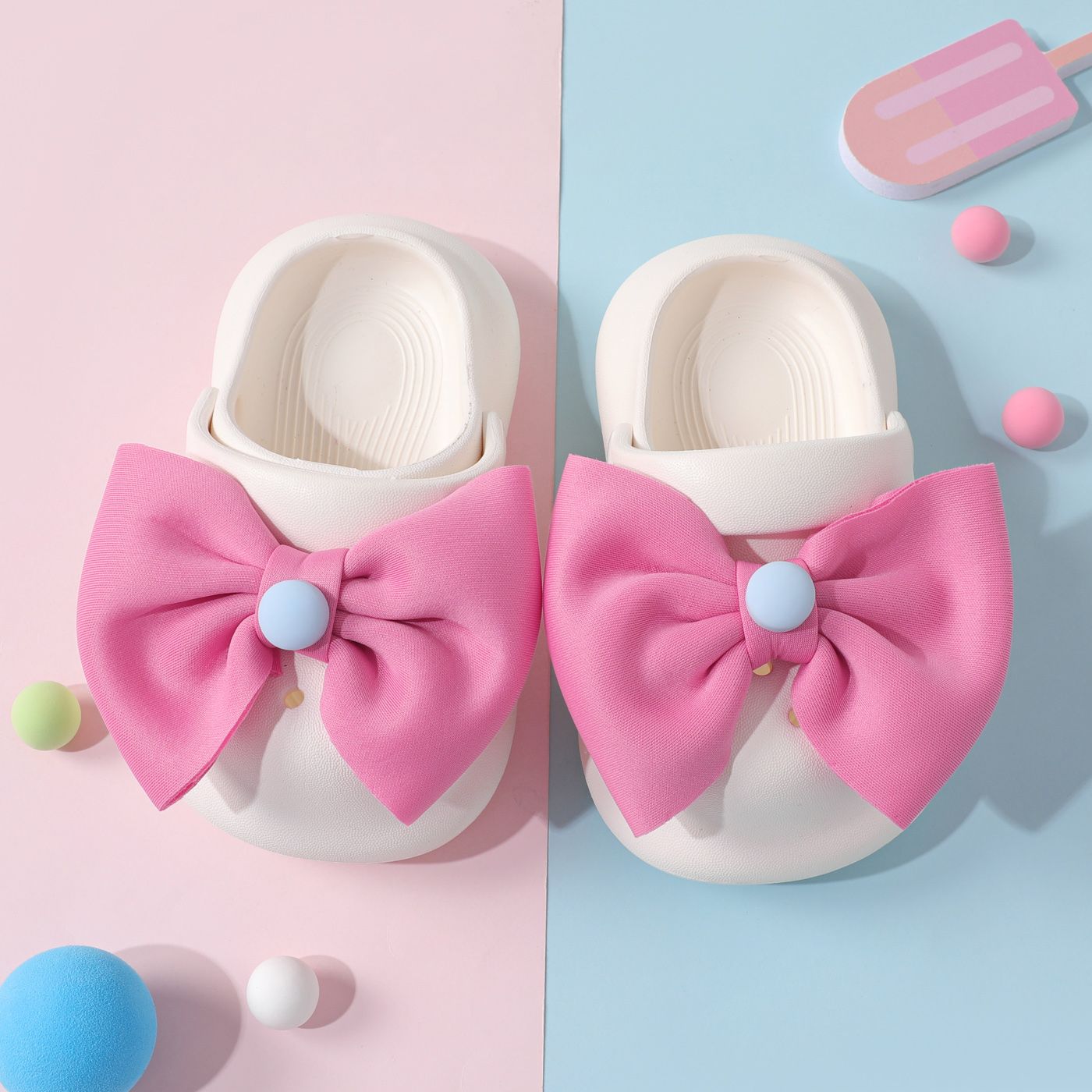 

Toddler/Kid Floral Pattern Soft Sweet Hollow Shoes