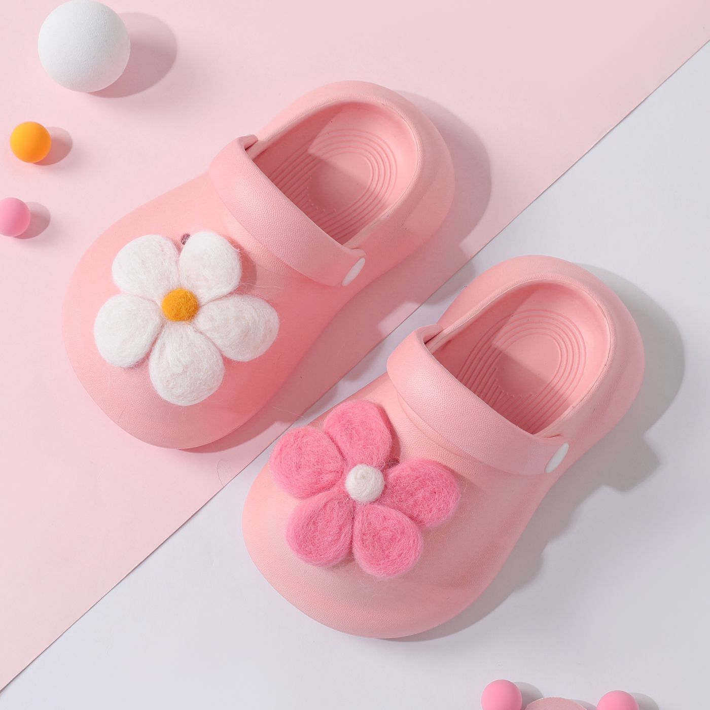 Toddler / Kid Floral Pattern Soft Sweet Hollow Shoes