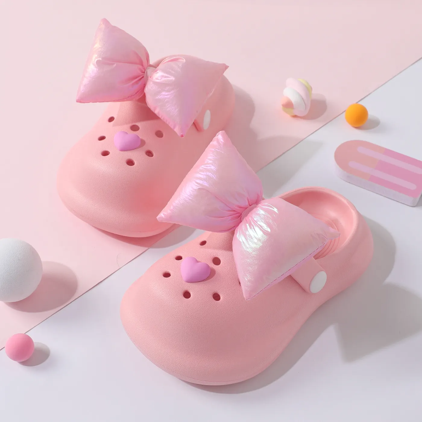 Toddler/Kid Floral Pattern Soft Sweet Hollow Shoes  Pink