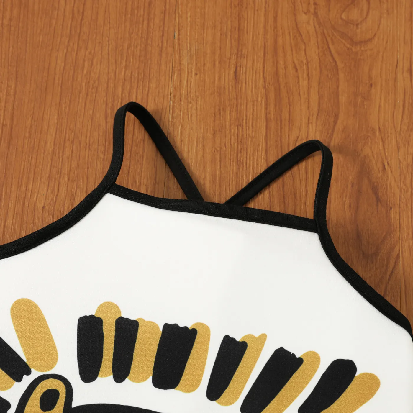 Toddler Girl/Boy Animal Lion Print Cami Jumpsuit  image 4