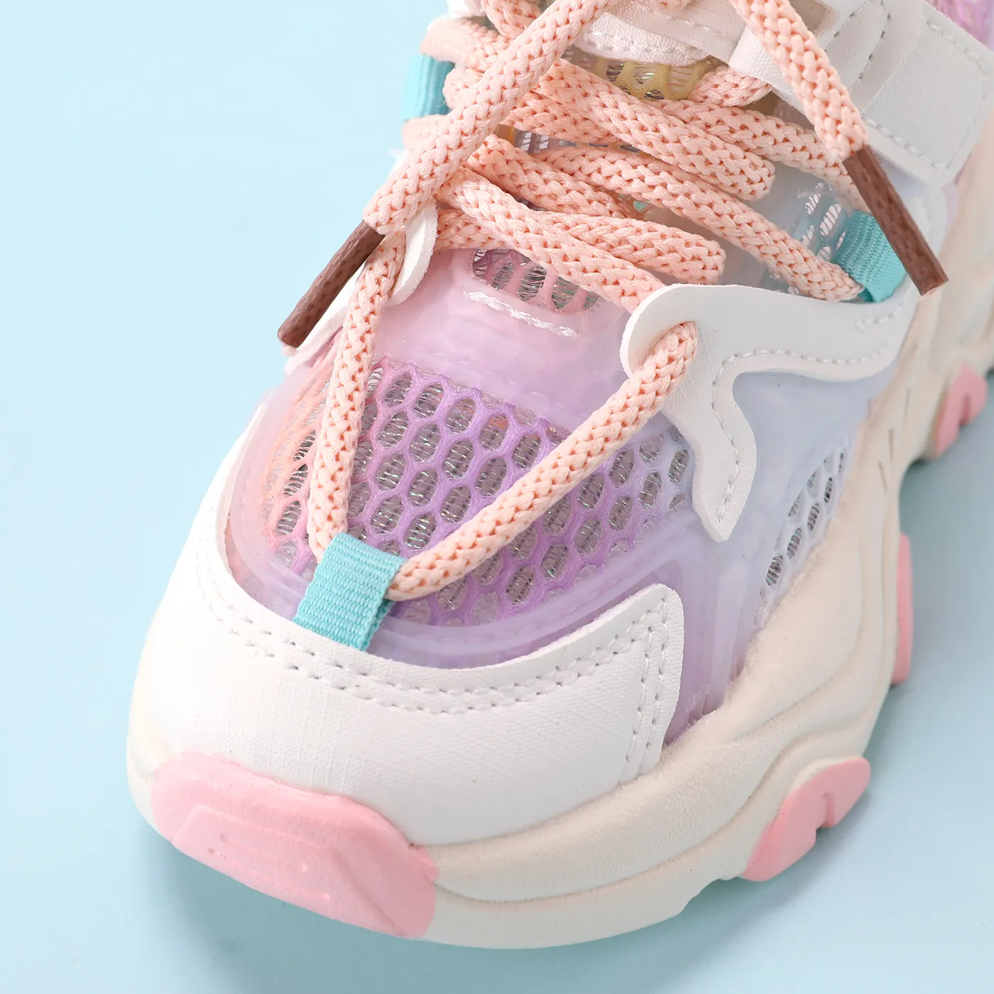 Kids Lace-up Front Ombre Breathable Lightweight Sport Shoes  image 3