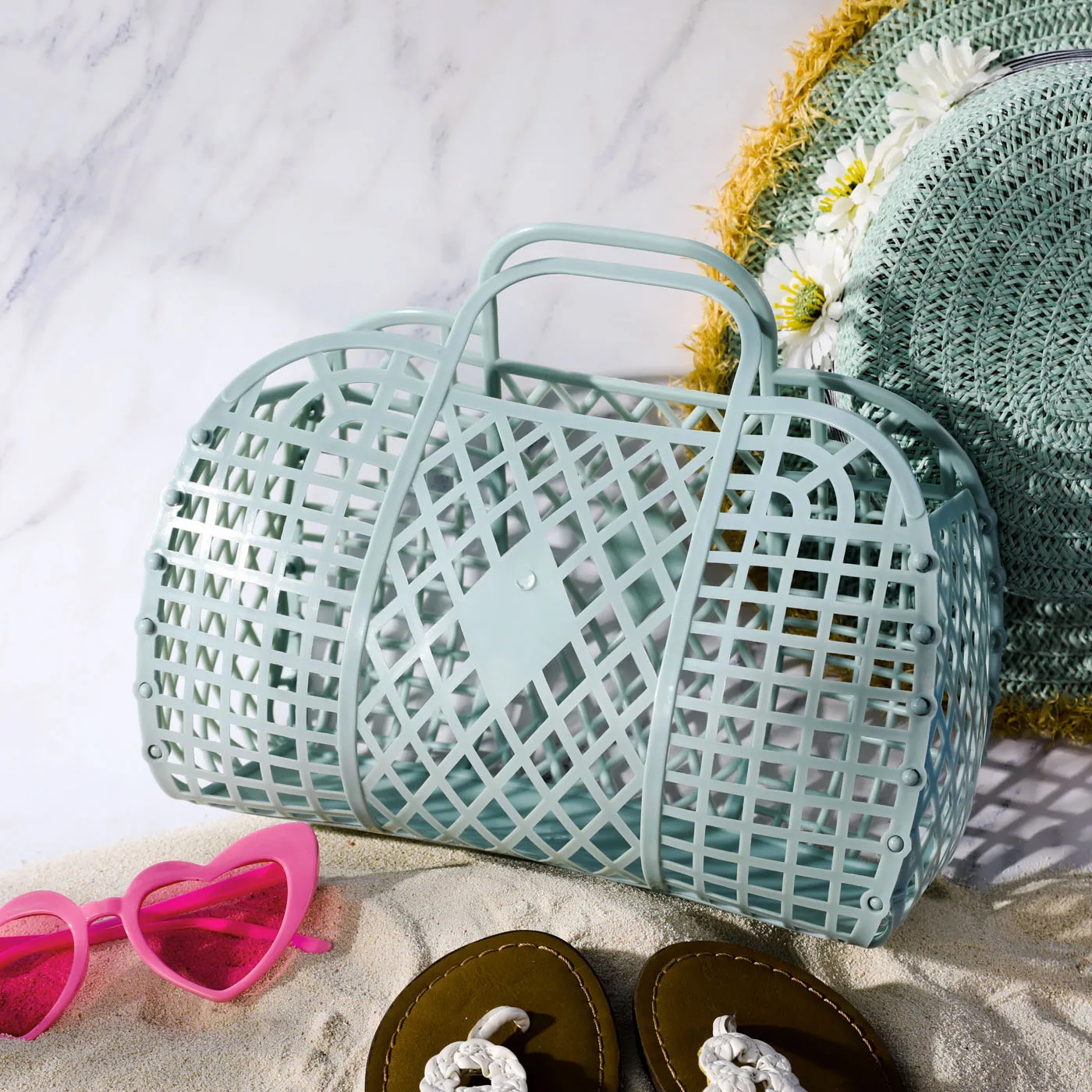 

Toddler/Kid Girl Portable Solid Basket