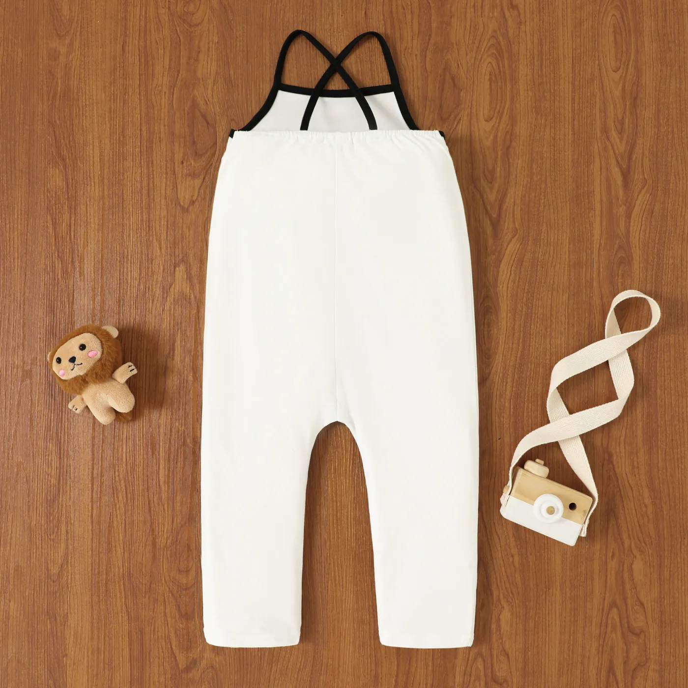 Toddler Girl/Boy Animal Lion Print Cami Jumpsuit  image 2