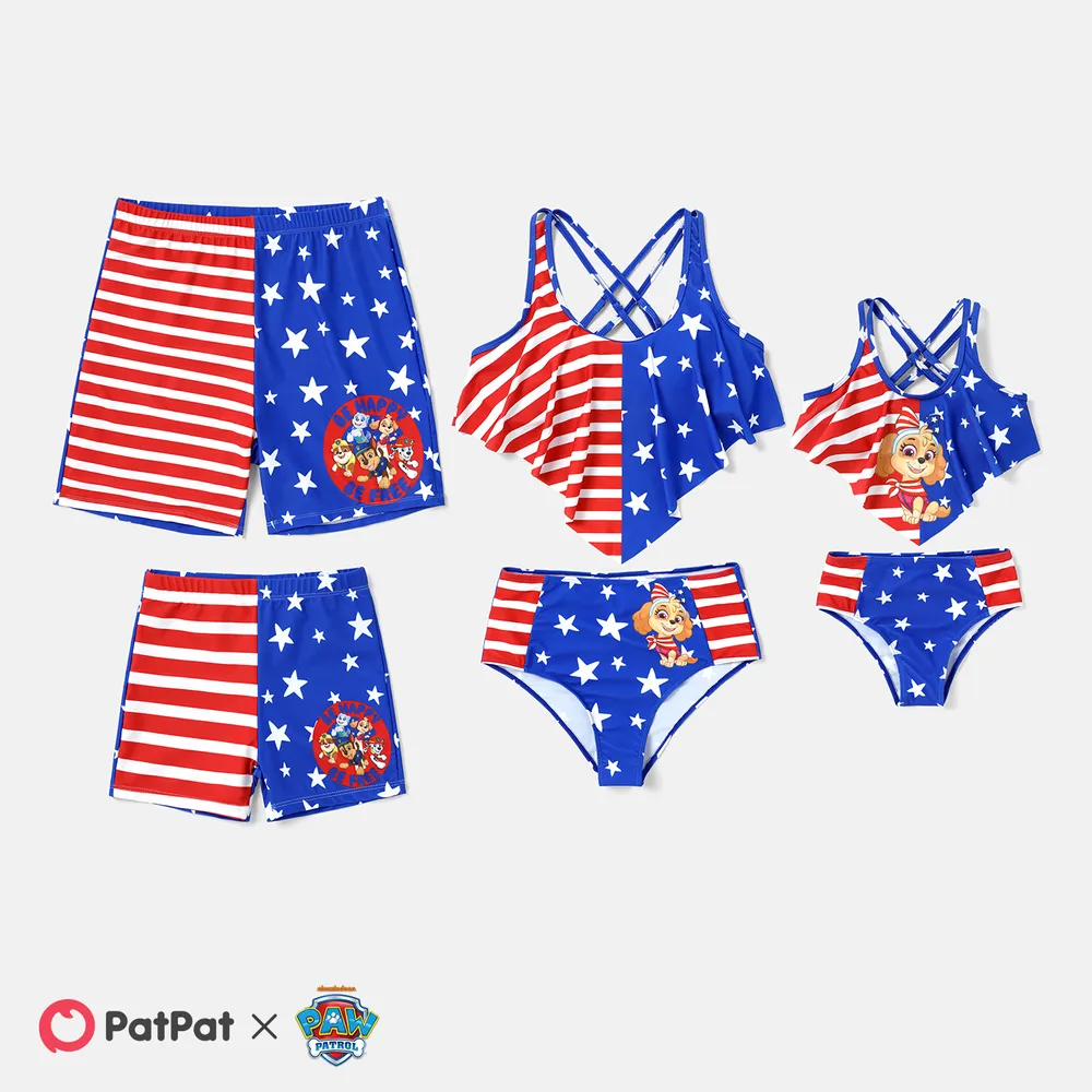 Independence Day PAW Patrol Family Matching Two-piece Swimsuit or Swim Trunks  big image 12